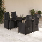 Juego de bistro de 3 piezas polipropileno y madera maciza beige