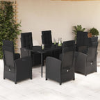 Juego de bistro de 3 piezas polipropileno y madera maciza beige