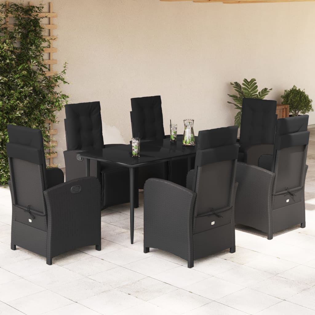 Juego de bistro de 3 piezas polipropileno y madera maciza beige