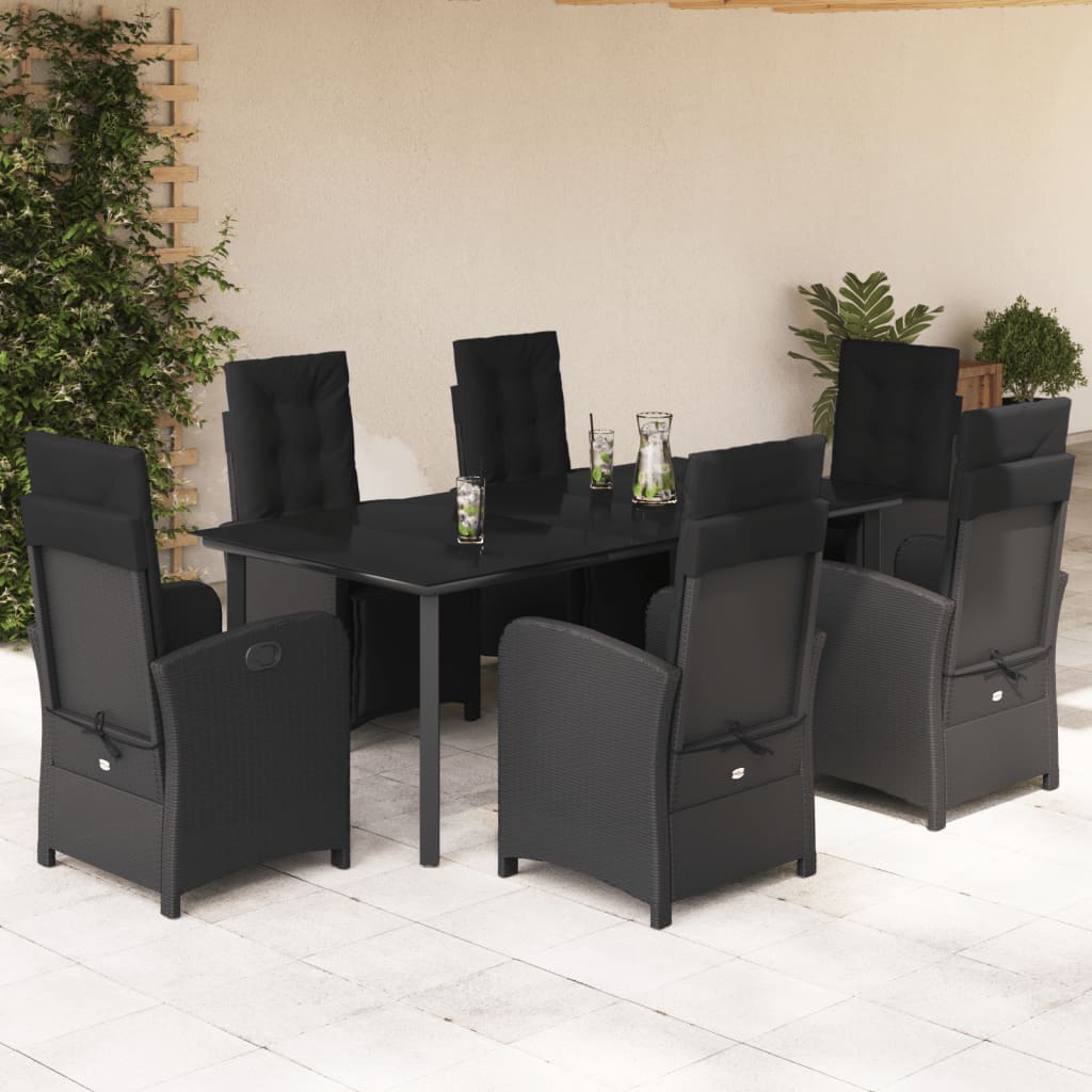 Juego de bistro de 3 piezas polipropileno y madera maciza beige