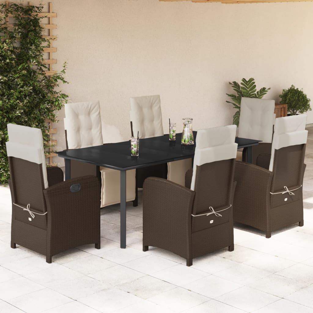 Juego de bistro de 3 piezas polipropileno y madera maciza beige