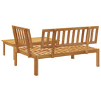 Set de sofás de palets de jardín 2 pzas madera maciza de acacia