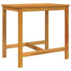 Juego de balcón con cojines 3 piezas madera maciza de acacia