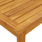 Juego de balcón con cojines 3 piezas madera maciza de acacia