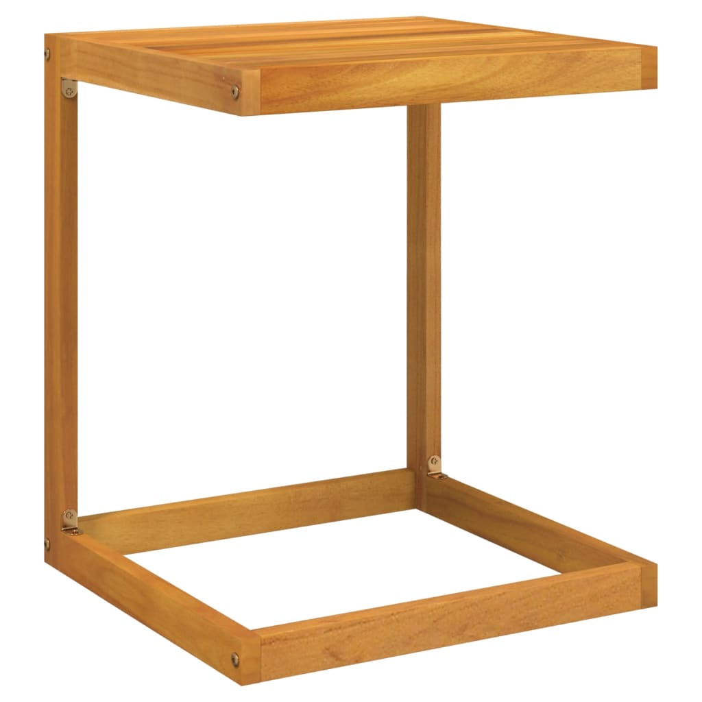 C-shaped table solid acacia wood 42x40x50 cm
