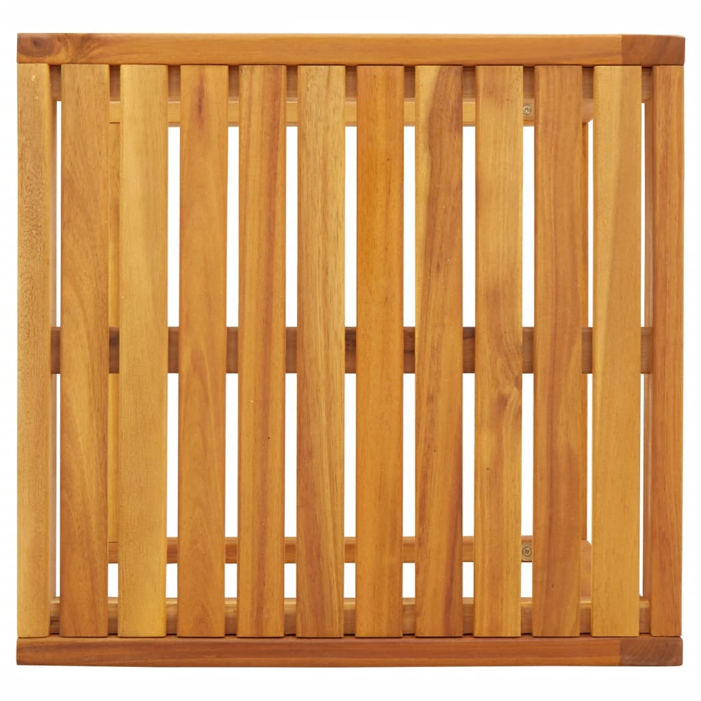 C-shaped table solid acacia wood 42x40x50 cm