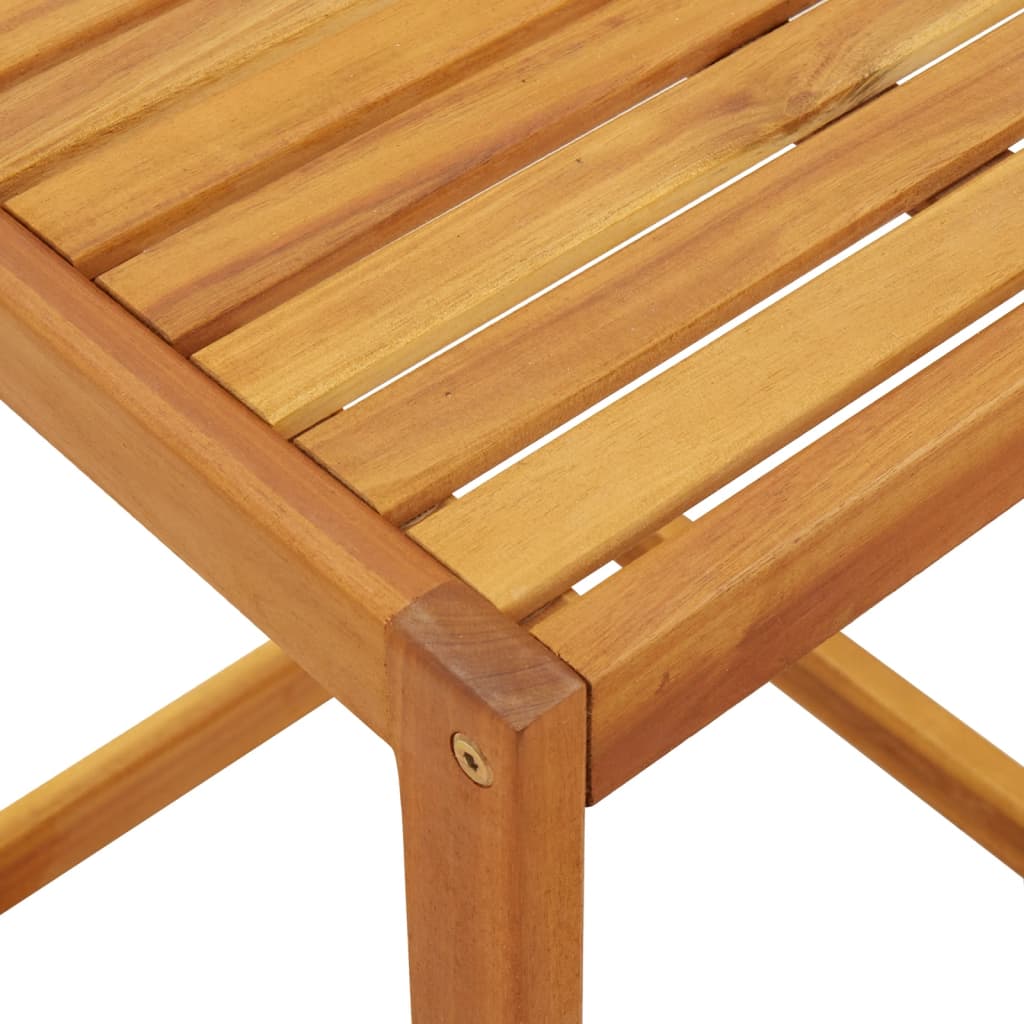 C-shaped table solid acacia wood 42x40x50 cm