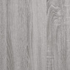 Estantería de madera ingeniería gris Sonoma 155,5x24x166,5 cm