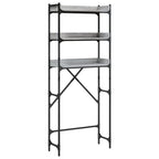Estantería lavadora madera ingeniería gris Sonoma 67x25x163 cm
