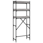 Estantería lavadora madera ingeniería gris Sonoma 67x25x163 cm