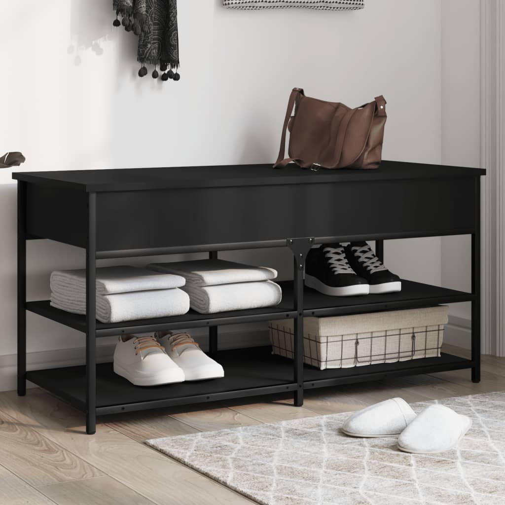 Zapatero con cajón abatible gris Sonoma 82x32x56 cm
