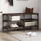 Zapatero con cajón abatible gris Sonoma 82x32x56 cm
