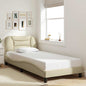Cama sem colchão madeira maciça pinho castanho cera 80x200 cm