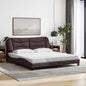 Cama sem colchão madeira maciça pinho castanho cera 80x200 cm