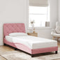 Estructura de cama sin colchón madera maciza pino 75x190 cm
