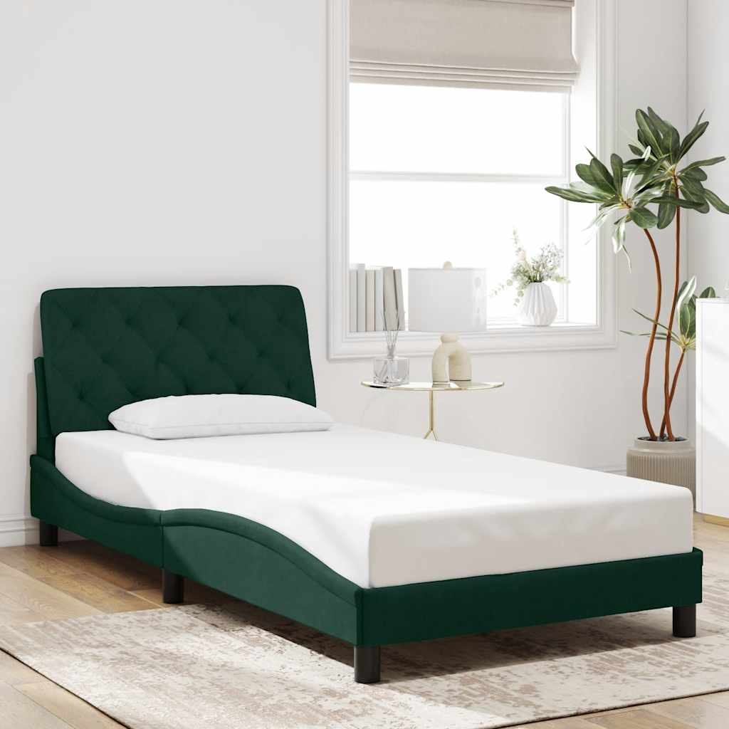 Cama sin colchón madera maciza pino marrón cera 80x200 cm
