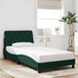 Cama sem colchão madeira maciça pinho castanho cera 80x200 cm