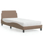 Cama con colchón azul terciopelo 120x200 cm