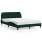 Cama com colchão de tecido cor creme 180x200 cm