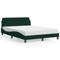 Cama com colchão de tecido cor creme 180x200 cm