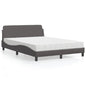 Cama con colchón azul terciopelo 120x200 cm