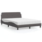 Cama con colchón de tela color crema 180x200 cm