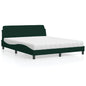 Cama com colchão de tecido cor creme 180x200 cm