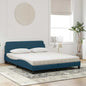 Cama com colchão de tecido cor creme 180x200 cm