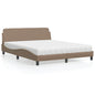 Cama con colchón azul terciopelo 120x200 cm