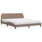 Cama con colchón azul terciopelo 120x200 cm