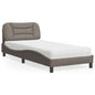 Cama com colchão azul aveludado 120x200 cm