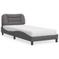 Cama com colchão azul aveludado 120x200 cm