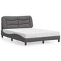 Cama com colchão azul aveludado 120x200 cm