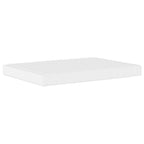 Cama Viana con colchón cuero sintético blanco 120x200 cm