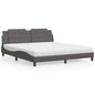 Cama com colchão azul aveludado 120x200 cm
