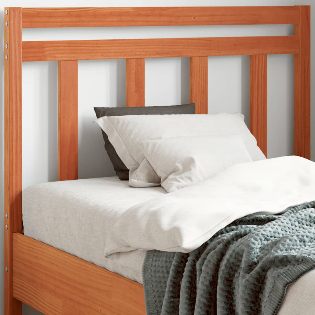 Cabecero de cama madera maciza de pino blanco 100 cm