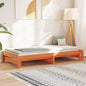Solid pine trundle daybed 90x200 cm