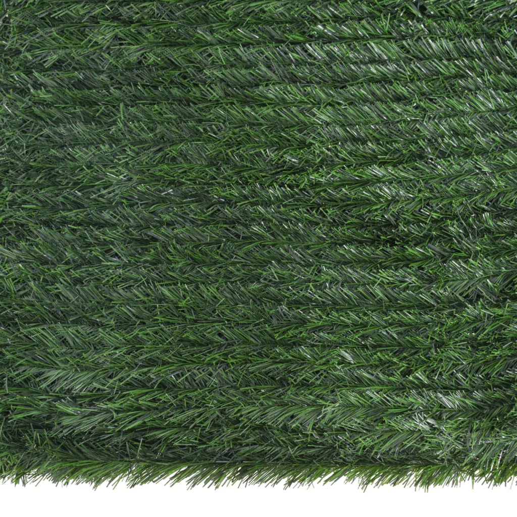 Valla de césped artificial verde 1x10 m