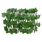 Enrejado expansible de parra artificial verde 5 uds 180x20 cm