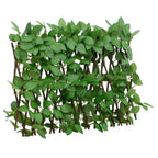 Enrejado expandible hiedra artificial verde 5 uds 180x30 cm