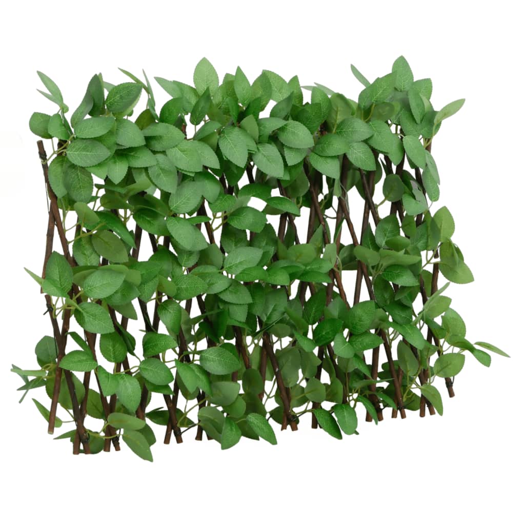 Enrejado expandible hiedra artificial verde 5 uds 180x30 cm
