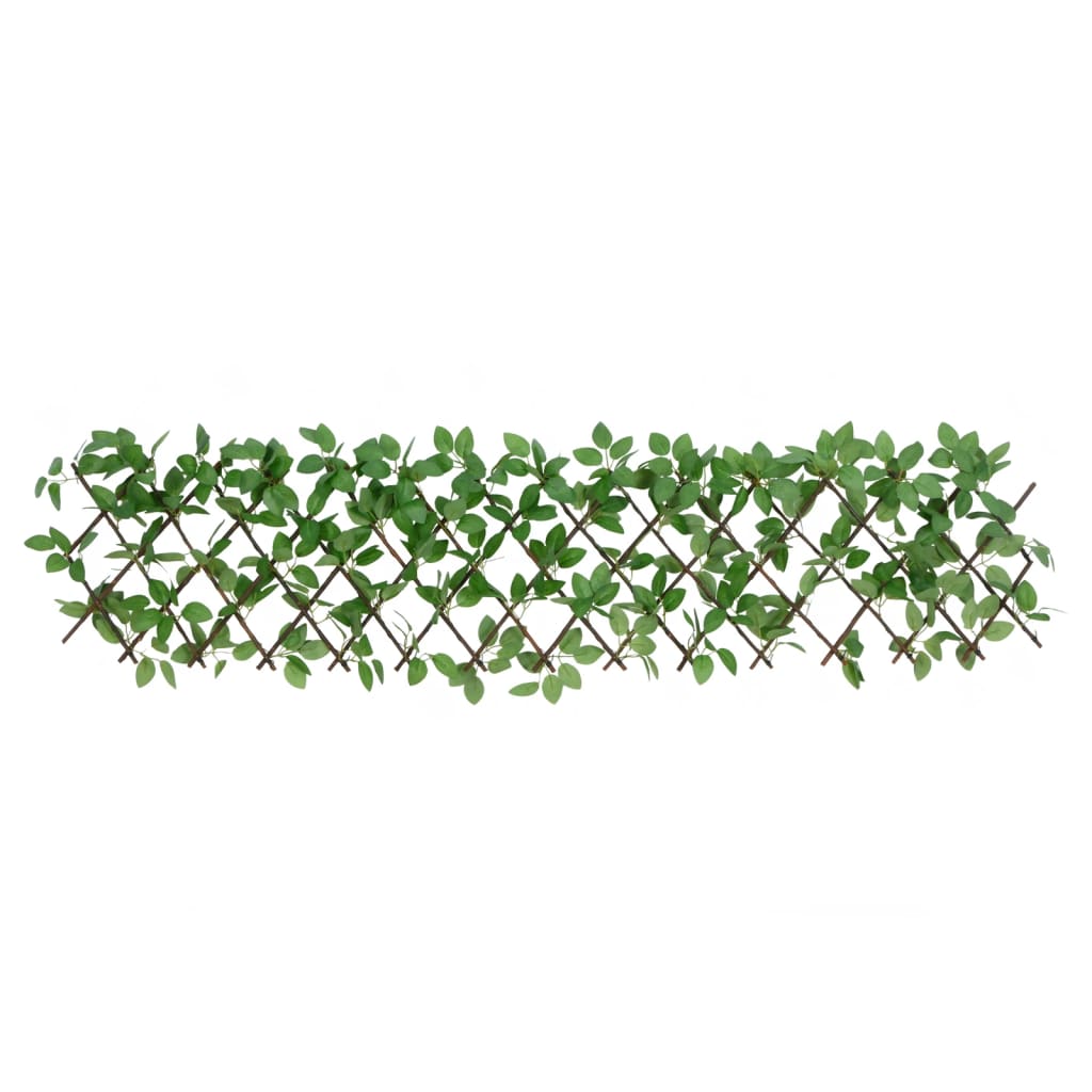 Enrejado expandible hiedra artificial verde 5 uds 180x30 cm