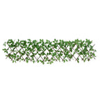 Enrejado expandible hiedra artificial verde 5 uds 180x30 cm
