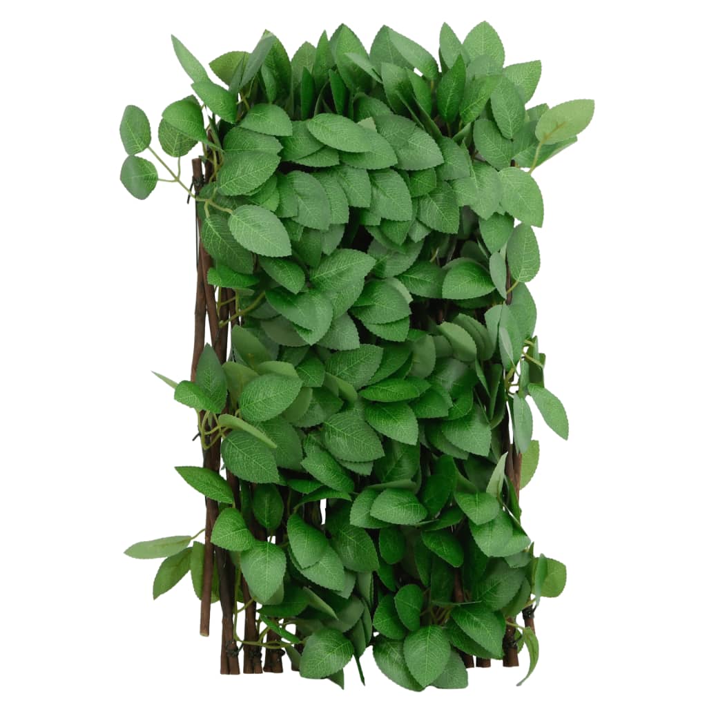 Enrejado expandible hiedra artificial verde 5 uds 180x30 cm