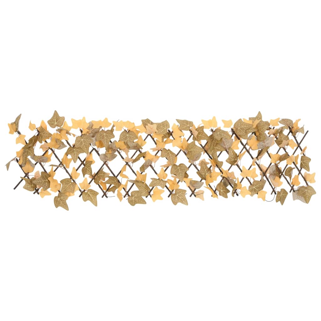 Enrejado expansible de arce artificial naranja 5 uds 180x30 cm