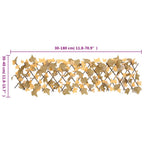 Enrejado expansible de arce artificial naranja 5 uds 180x30 cm