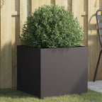 Jardinera acero blanco 32x29x75 cm