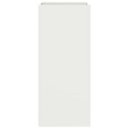Jardinera acero blanco 32x29x75 cm