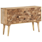 Aparador de madera maciza de mango 110x30x70 cm