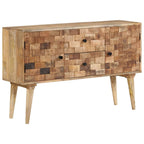 Aparador de madera maciza de mango 110x30x70 cm